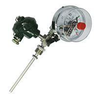 WSS-481帶熱電偶/阻溫度變送器的雙金屬溫度計
